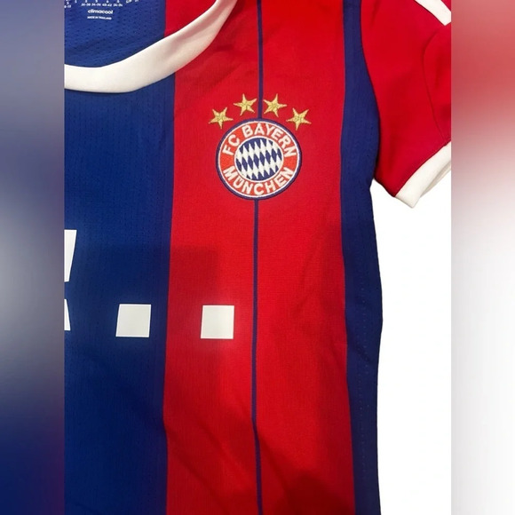 BAYERN MUNICH HOME FOOTBALL SHIRT SOCCER JERSEY ADIDAS size small - Picture 2 of 5